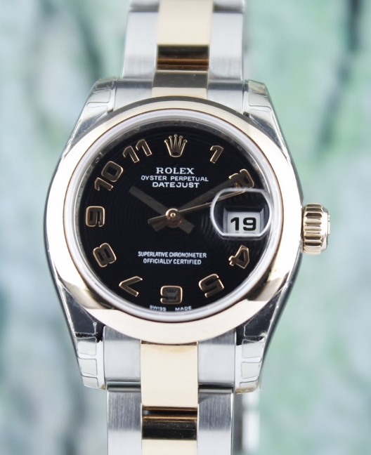 (image for) UNPOLISHED ROLEX LADY 18K PINK GOLD OYSTER PERPETUAL DATEJUST / 179161